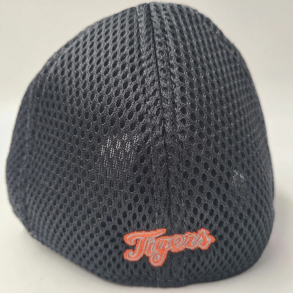 Toddler-Child Detroit Tigers Hat Fitted Mesh New Era 39Thirty Gray Orange MLB